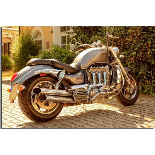 Triumph Rocket Motorcycle Posters Wall Art Canvas Prints Decorative Paintings for Home Decor