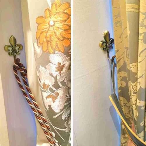 1 Pair Modern Simplicity Zinc Alloy Plum Hook Perforated Durable Living Hats Curtain Keys Bedroom Family Clothes Firm Room J4M1