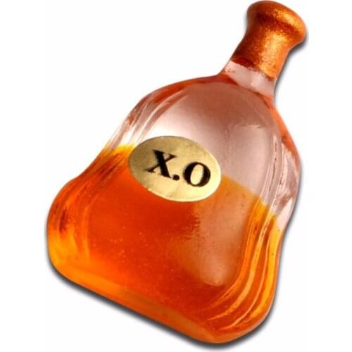 10Pcs Yellow Resin Wine Bottle Decoration Crafts Kawaii Cute Flatback Cabochon Embellishments For Scrapbooking DIY Accessories