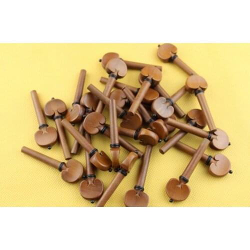 40pcs high quality Viola Pegs Jujube wood Violin Tuning Pegs violia Accessories