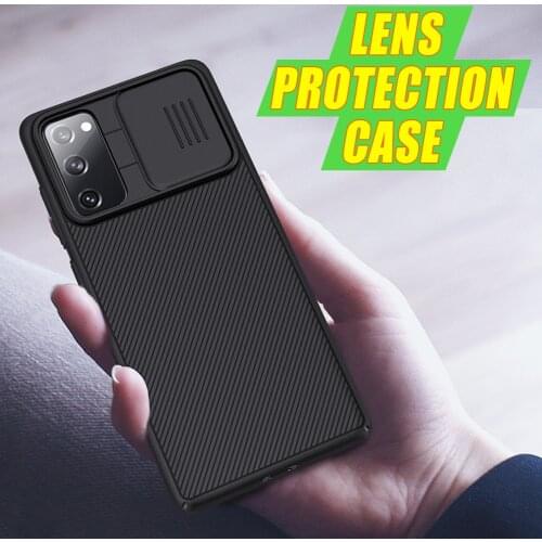 For Samsung Galaxy S20 FE 5G 2020 Case NILLKIN CamShield Case Slide Camera Cover anti-skidding dust-proof Anti-Fingerprints