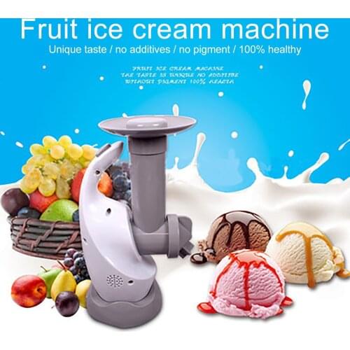 Home Ice Cream Machine Makes Delicious Ice Cream Sorbet And Frozen Yogurt Machine 13*13*34.2cm Easy To Clean Process