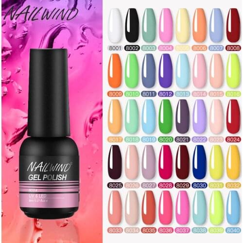 Nailwind Nail Polish 8ml Gel Varnish Paint Semi Permanent Nails Art Gel Nail Polish For Manicure Set Gellak Top Coat Gel Polish