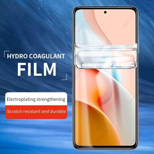 Full cover for xiaomi redmi 10X 9A 9i 9C note 9 9T 9S 8 8T 7 7S pro Max 8A hydrogel film Not Glass protective screen protector