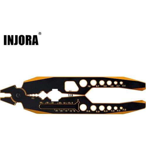INJORA Metal Shock Absorber Pliers Rod Ball Clamp Multi-function Tool for RC Model 1/8 1/10 RC Car Crawler