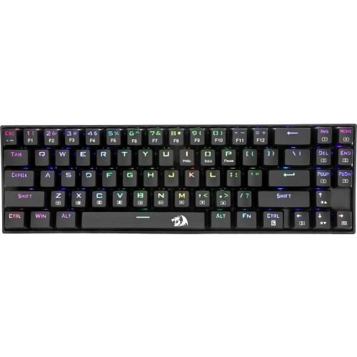 Redragon k599 2.4G Wireless and Wired Dual Mode Mechanical Gaming Keyboard 60% Compact RGB Backlit Keyboard with Red Switches