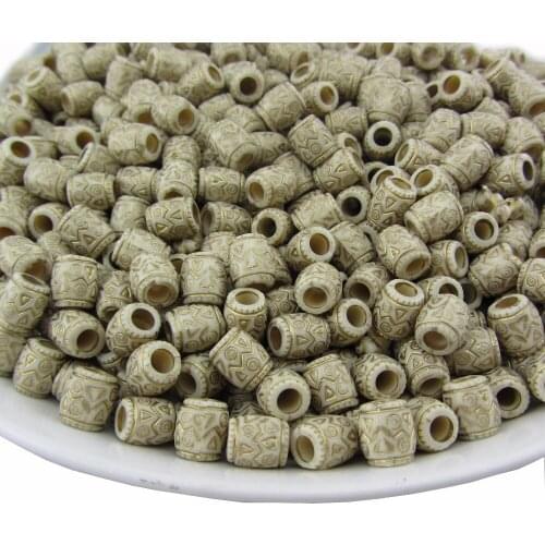 Hot 8 by 9 mm plastic large hole as photo color beads with light gold lines for national clothes decoration 1500 pcs per lot