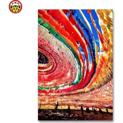Painting by numbers art paint by number abstract Clouds festival Digital Painting Decorative paintings living room restaurant Se