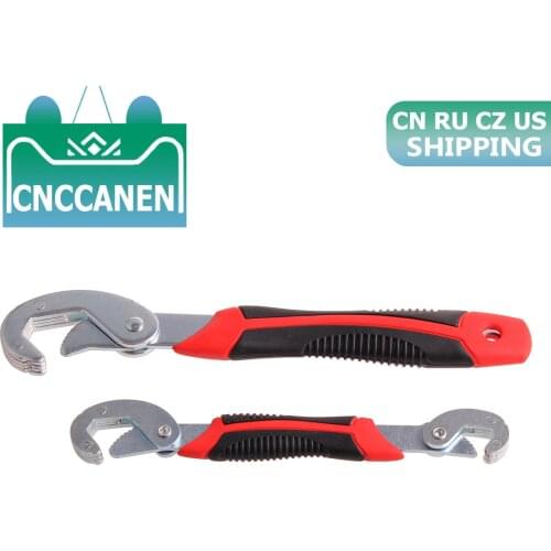 2PCS 9-32mm Wrench Set Universal keys Multi-Function Adjustable Grip Wrench Portable Torque Ratchet Oil Filter Spanner Hand Tool