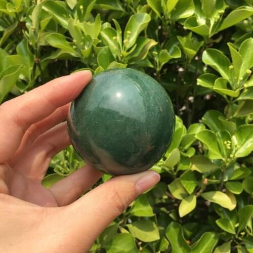 Natural Green Aventurine Gem Stones Round Ball Crystal Healing Sphere
