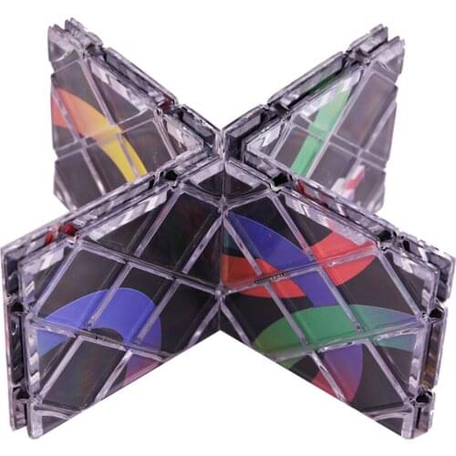 New 8 Panels Folding Puzzle Cubes Twisty Cubo Magico Professional Cube Classic Toys unisex For 6 years old baby