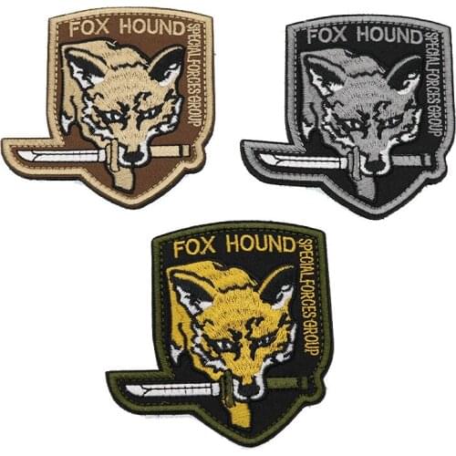 Personalized Embroidery Armband Morale Metal Gear Solid Embroidery Equipment Fabric Sticker Affixed Armband Ordered Foreign Armi