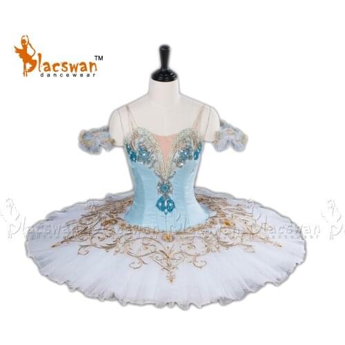 NEW Arrival blue ballet tutus blue professional tutu for girls ballet stage pancake tutu BT681 Blue Crystal Pancake Tutus Ballet