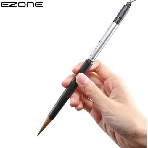 EZONE Positive Posture Pen Pure Wolf Big Medium Small Weasel Hair Couplet Lian Brush Calligraphy Brush Pen Calligraphy Practice