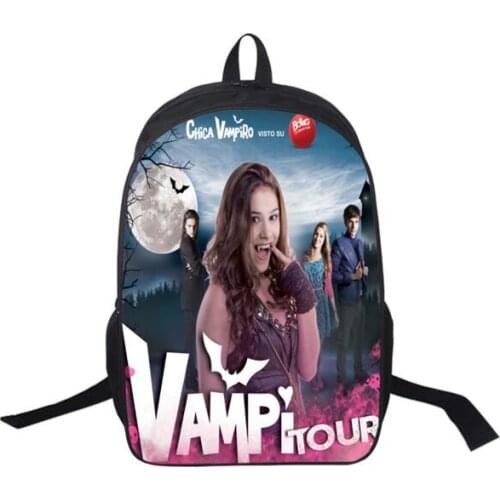 Tv Show Chica Vampiro / Twilight Backpack For Teenagers Girls Boys School Bags Men Women Daily Bag Vampire School Backpacks