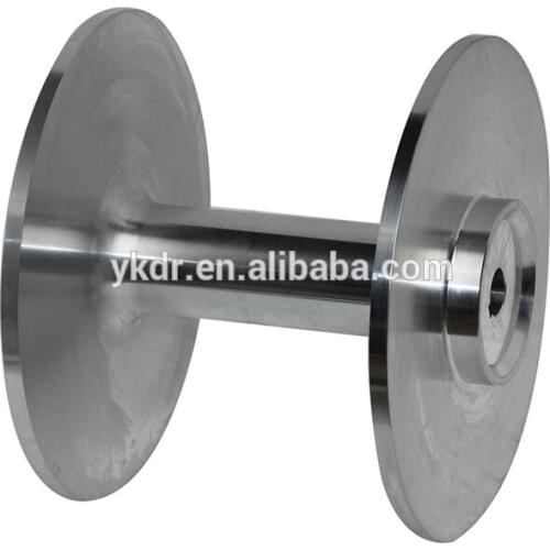 Made In China CNC accurate machining parts as drawing Cable Pulley Wheels Cable Roller reel for wire drawing