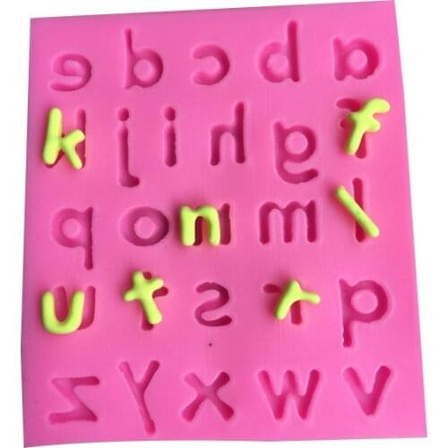 Lettered Silicone Chocolate Mold Fondant Cake Decoration Mold 15-125