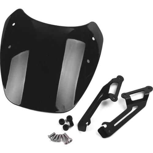 Carbon Fiber Motorcycle WindScreen Windshield Wind Screen Protection For Ducati Scrambler 2015 2016 2017 2018