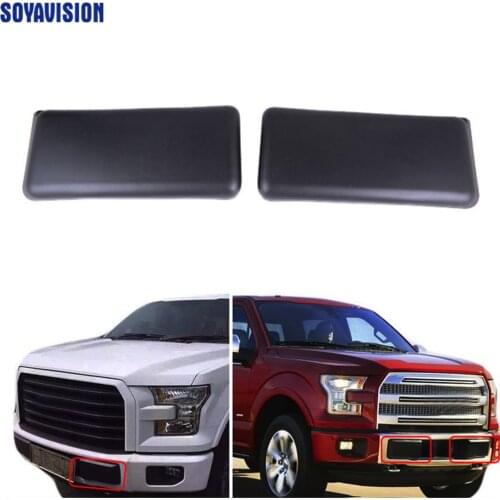 Front Bumper Guards Inserts Pads Cars License Plate Bracket For 09-14 Ford F150 License Plate Holder Mounting Bracket in black