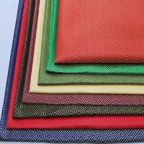 Hot sell 75x50cm Damask Jacquard Brocade Fabric For Apparel Costume Upholstery Furnishing Curtain Clothing Material Patchwork