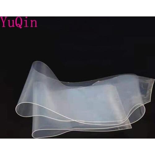 0.1mm/0.2mm/0.3mm/0.5mm/0.8mm Top Quality Silicone Rubber Sheet 500mm Width 500mm Length Transparent Silicone Film