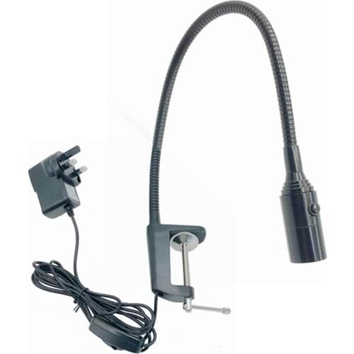 1W LED GOOSENECK BEDSIDE CLAMP LAMP