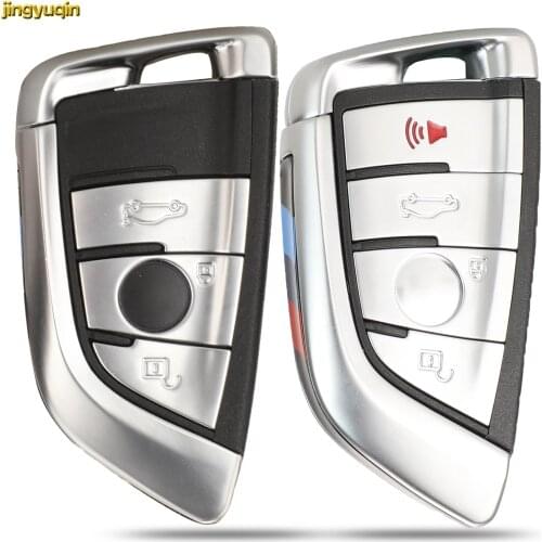 10pcs Smart Card Key Shell For BMW 1 2 5 7 Series X1 X3 X4 X5 X6 X5M X6M F15 F16 F48 G30 G38 525 540 730 740 218i F Class 3/4BTN