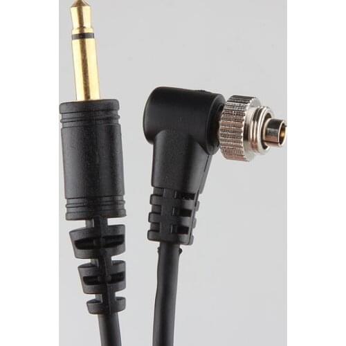 10PCS PC-3.5mm Male PC Sync Camera Flash Cable Line 30-100cm Photo Studio Accessories