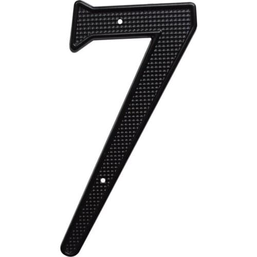 10cm Black House Number 4" Door Outdoor Mailbox Numbers Huisnummer Numeros Para Casa Street Address Nail on Metal Zinc Numbers