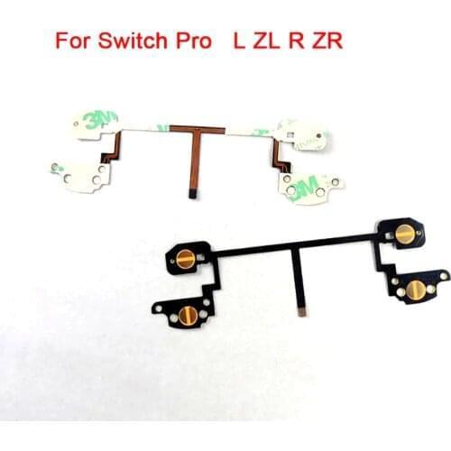 100PCS Original L ZL R ZR Contoller Conductive Film For SWITCH PRO Controller Flex Cable LR ZL ZR Button Cable Function Film