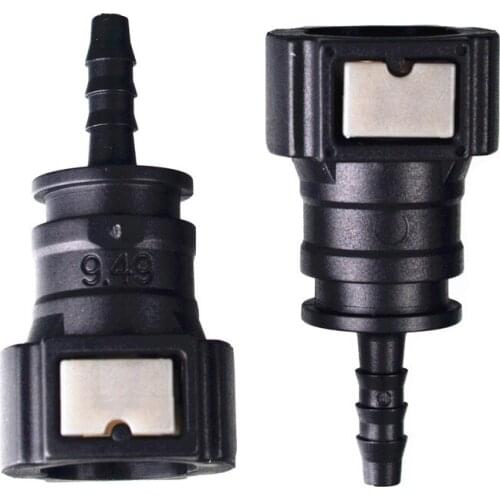 9.49mm car auto parts female automotive fuel injector plastic quick coupling hose connectors