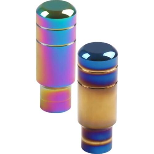 9cm Universal Car Gear Shift Knob Aluminum Burnt Blue Universal Head Interior Decor Car Styling Accessories Interior