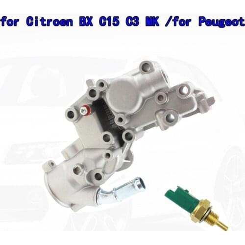 Aluminium Thermostat Housing Coolant Water Flange for Citroen BX C15 C3 MK /for Peugeot 1007 205 206 1336.Y8 9654775080 1336Y8