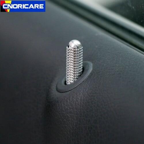 Car Styling Door Pin Decoration Cover Sticker For Mercedes Benz CLA C117 GLA X156 A Class W176 Door Lifting Lid Accessories