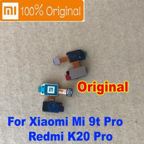Original New Redmi K20 Fingerprint Sensor Scanner Touch ID Home Button Return Key Assembly Flex Cable FPC For Xiaomi MI 9T Pro
