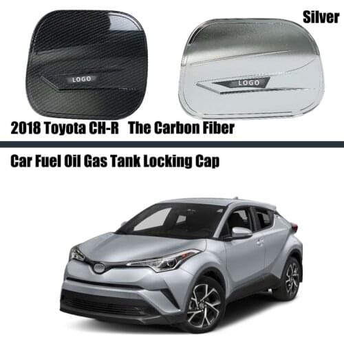 For Toyota C-HR 2018 2019 2020 ABS Car Chrome Gas Tank Oil Cover Fuel Tank Cap Cover Sticker Case Accessories