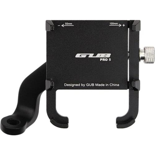 GUB PRO5 MD Long claw Motorcycle Phone Holder Rotatable Electromobile Phone Mount 55-100 mm Phone Stand Bracket For Electric Car