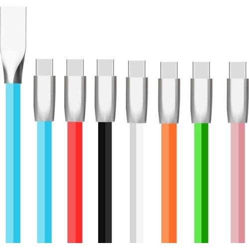 Data Cable 100cm For iPhone Samsung Plus Micro Android USB Fast Charger to Charging Cord For Huawei Xiaomi Pad type c Cell phone