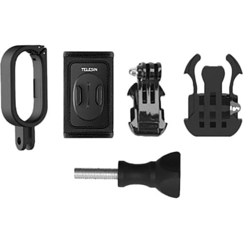 TELESIN Frame Set For Instar 360 GO2 Camera With Backpack Bracket For Backpack Vlog Shot Live Broadcast