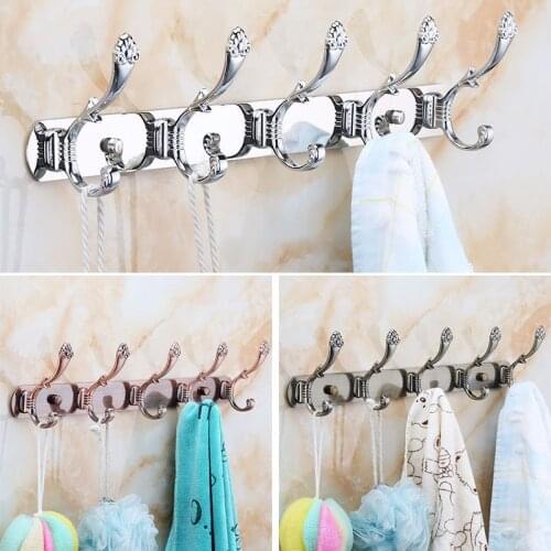 Wall-mounted clothes hook bathroom robe hooks toilet towel hook bathroom hardware accessories