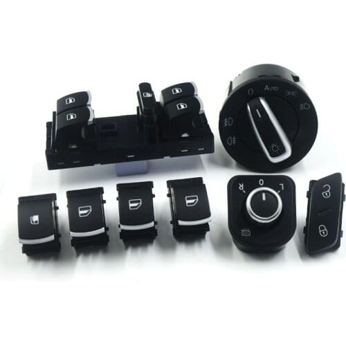 Window Headlight Mirror Fuel Tank Door Control Switch For VW Jetta Golf MK5 6 Tiguan 5ND941431B 5ND959857 1KD959833 1K0962125