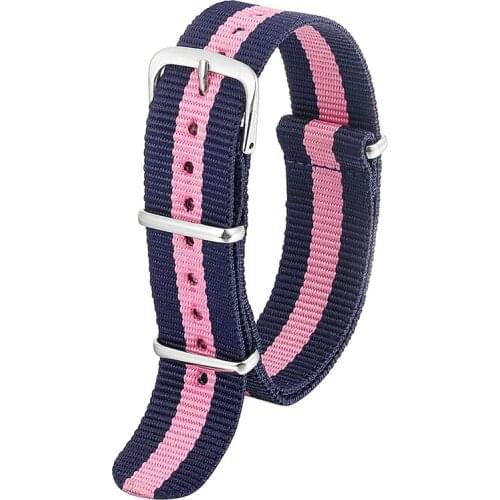 Watch Strap 18 20 22 mm Brand Army Sports Nato Fabric Nylon Watchband Accessories Bands Belt For 007 James Bond Wristband KZN01