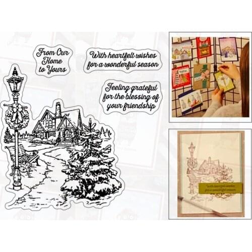 Christmas Metal Cutting Dies and Stamps Scrapbooking Craft Die Cut Stencil Card Make Mould Sheet Decor Template Stamps And Dies