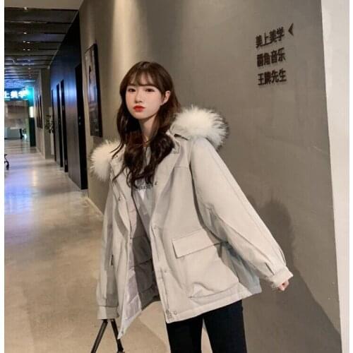 Cotton-padded jacket women Korean style loose winter coat small padded jacket new winter coat women