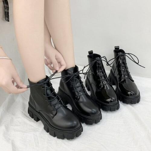 Rock Shoes Woman Boots Mid-Calf Booties Women Luxury Designer Boots-women Low Heels booties Round Toe Short Mid 2020