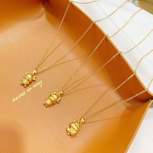 2021 Little Taurus Pendant Shajin Womens Fashion Necklace Zodiac Ox natal Year Transfer Clavicle Necklace