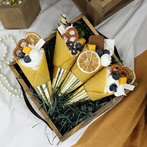 1Pc Simulation Fake Ice Cream Model Decoration Artificial Kitchen Wedding реквизит для фотосъемки Food Photography Props Display