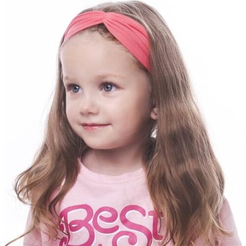 10pcs Wholesale Newborn Girls cherry Cotton Headband With Elastic Nylon hairhands Girls Kid Hair Band Nylon Bow Hair Accessories