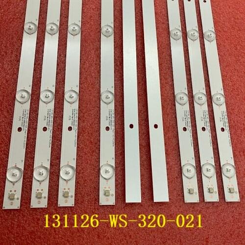 30pcs/lot LED backlight For Panasonic TC-32A400U V320HWSD06 TH-32A400C TC-32A400B TC-32A400X 131126-WS-320-021