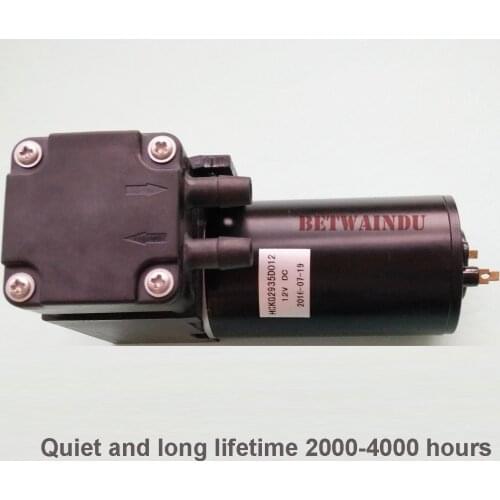 40W Air Pump 12V/24V with Pressure 500Kpa Max Mini Vacuum Pump -85Kpa 25L/M Flow